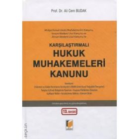 HUKUK MUHAKEMELERI KANUNU - ALI CEM BUDAK