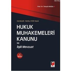 HUKUK MUHAKEMELERI KANUNU VE İLGİLİ MEVZUAT - KOLEKTIF