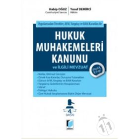 HUKUK MUHAKEMELERI KANUNU VE İLGILI MEVZUAT - MEHMET AKIF TUTUMLU (ISBN:9789750225055)