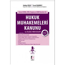 HUKUK MUHAKEMELERI KANUNU VE İLGILI MEVZUAT - MEHMET AKIF TUTUMLU (ISBN:9789750225055)