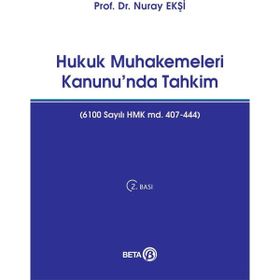 HUKUK MUHAKEMELERI KANUNU'NDA TAHKIM - NURAY EKŞI