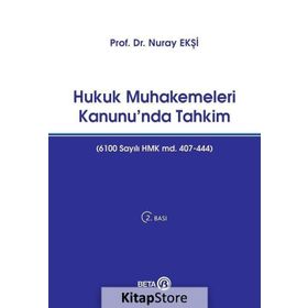HUKUK MUHAKEMELERI KANUNU'NDA TAHKIM - NURAY EKŞI