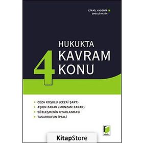 HUKUKTA 45 KAVRAM 4 KONU - EFRAIL AYDEMIR