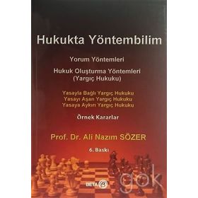 Hukukta Yöntembilim - Ali Nazım Sözer