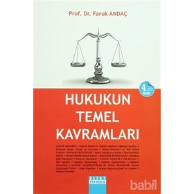 HUKUKUN TEMEL KAVRAMLARI - FARUK ANDAÇ