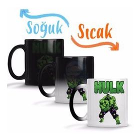 Hulk Yeşil Dev Sihirli Porselen Kupa