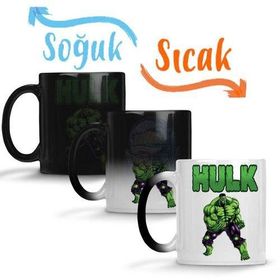 Hulk Yeşil Dev Sihirli Porselen Kupa