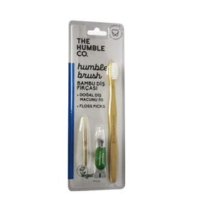Humble 1 Adet Seyahat Seti Sarı Diş Fırçası