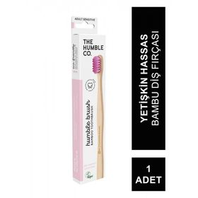 Humble Brush Lila Ekolojik Bambu Hassas Yetişkin Diş Fırçası