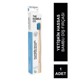 Humble Brush Mavi Ekolojik Bambu Hassas Yetişkin Diş Fırçası