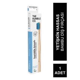 Humble Brush Mavi Ekolojik Bambu Hassas Yetişkin Diş Fırçası