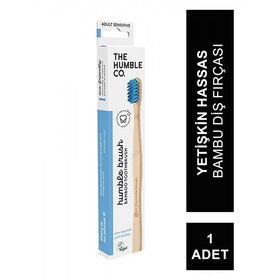 Humble Brush Mavi Ekolojik Bambu Hassas Yetişkin Diş Fırçası