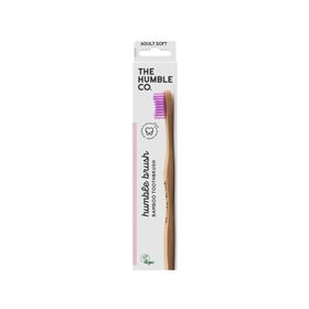 Humble Brush Soft Yetişkinler İçin Lila Yumuşak Diş Fırçası