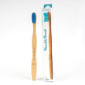 Humble Mavi Orta Brush Bambu Diş Fırçası