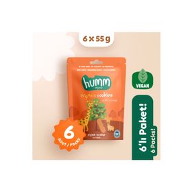 Humm 55 gr Organik Portakalli Kurabiye (6 adet)