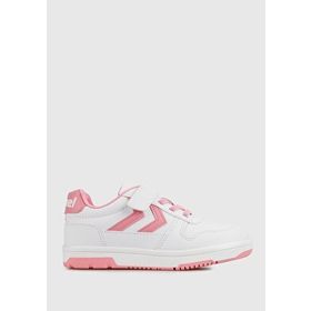 Hummel 900113-9007 Oil Mono Jr Beyaz - Pembe Erkek Çocuk Spor Ayakkabı