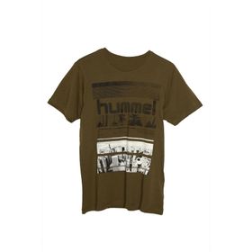 Hummel 910246-6119 Dean Haki Erkek T-Shirt