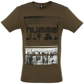 Hummel 910246-6119 Dean Haki Erkek T-Shirt