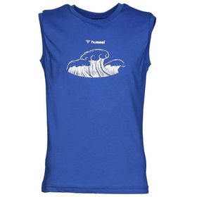 Hummel 910850-4248 Mavi Tony Tank Top Erkek Çocuk Atlet
