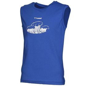 Hummel 910850-4248 Mavi Tony Tank Top Erkek Çocuk Atlet