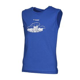 Hummel 910850-4248 Mavi Tony Tank Top Erkek Çocuk Atlet