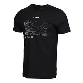 Hummel 910967 Siyah Erkek T-shirt