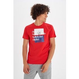 Hummel 911532-1301 Hmlpointtal Kırmızı Erkek Günlük T-Shirt