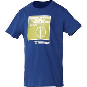 Hummel 911598-1010 Mavi Erkek T-shirt