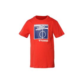 Hummel 911598-1027 Kırmızı Erkek T-shirt