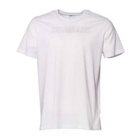 Hummel 911614-9001 Callum Bisiklet Yaka Baskılı Beyaz Erkek T-Shirt