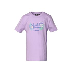 Hummel 911632-2221 Baskılı Mor Kız Çocuk T-Shirt