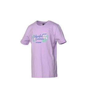 Hummel 911632-2221 Baskılı Mor Kız Çocuk T-Shirt