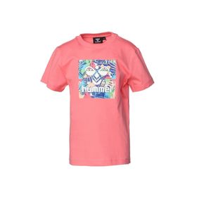 Hummel 911634-2224 Baskılı Pembe Kız Çocuk T-Shirt