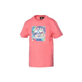 Hummel 911634-2224 Baskılı Pembe Kız Çocuk T-Shirt