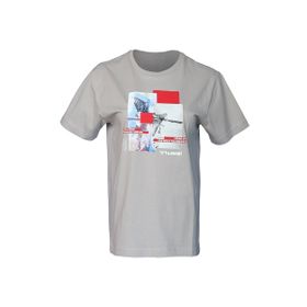 Hummel 911640-2540 Gri Erkek T-Shirt