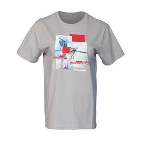Hummel 911640-2540 Gri Erkek T-Shirt