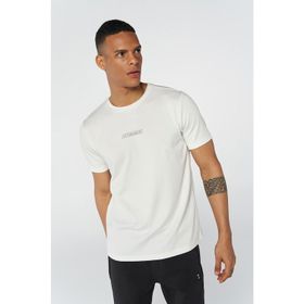 Hummel 911687-9001 V Yaka Düz Beyaz Erkek T-Shirt