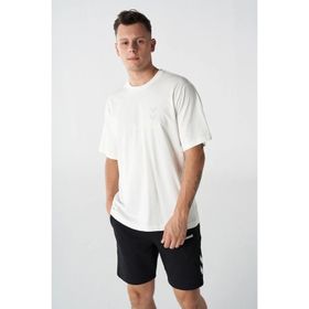 Hummel 911799-9003 Beyaz Erkek T-shirt