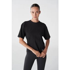 Hummel 911868-2001 Siyah Kadın T-shirt
