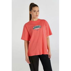 Hummel 912150-9952 Patez Oversize Kadın Spor Tişört