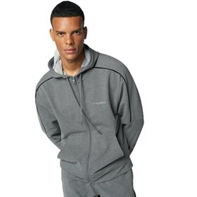 Hummel 921695-2833 Gri Hmlissina Zip Hoodie Erkek Günlük Ceket