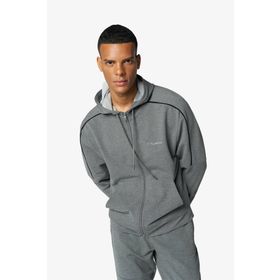 Hummel 921695-2833 Gri Hmlissina Zip Hoodie Erkek Günlük Ceket