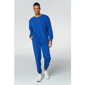 Hummel 921720-7788 Hmlmaddox Lacivert Oversize Erkek Sweatshirt