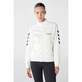Hummel 921773-9003 Beyaz Dik Yaka Regular Fit Kadın Ceket
