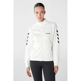 Hummel 921773-9003 Beyaz Dik Yaka Regular Fit Kadın Ceket