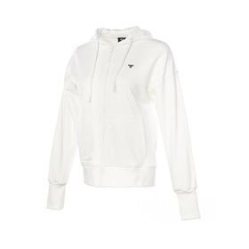 Hummel 921774-9003 Hmlt-IC Icona Zıp Hoodie Beyaz Kadın Günlük Sweatshirts