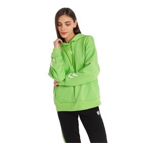 Hummel 922102-6402 Hoodie Zoe Yeşil Kapüşonlu Kadın Hoodie