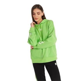 Hummel 922102-6402 Hoodie Zoe Yeşil Kapüşonlu Kadın Hoodie