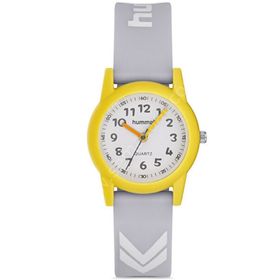Hummel HM-1007KA-1 Gri Sarı Çocuk Kol Saati