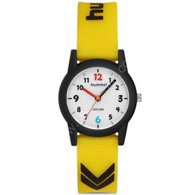 Hummel HM-1007KA-10 Çocuk Siyah Sarı Kol Saati